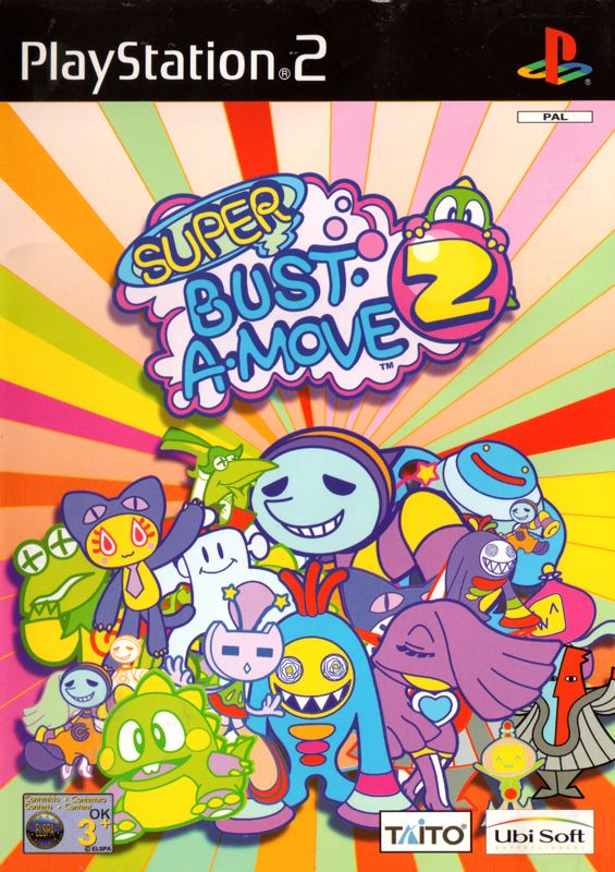 Super Bust-A-Move 2 box art for Playstation 2